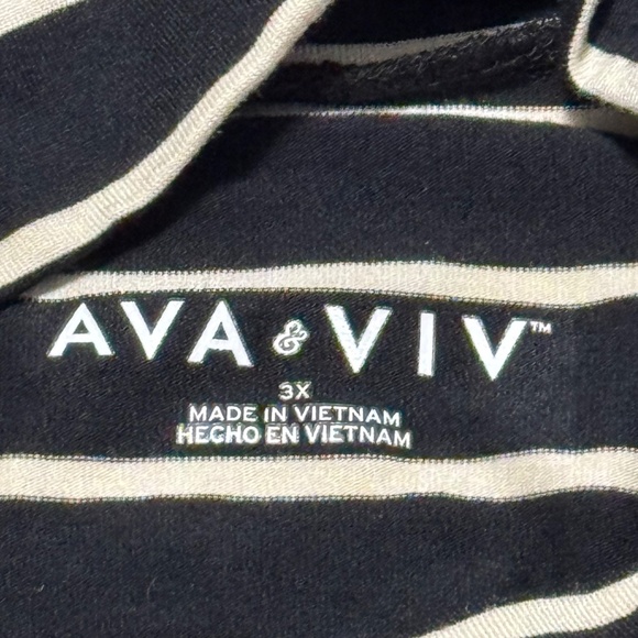 turtle neck long sleeve shirt brand ava & viv size 3x NWT - Picture 4 of 5